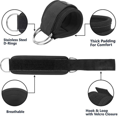Ankle Straps Resistance Bands Set for Fitness & Yoga