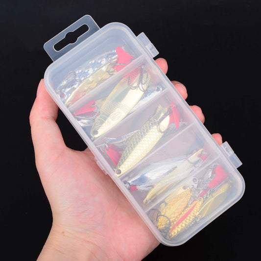16pc Spinner Lure Kit Set