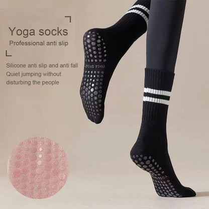 Sports Socks  Non-slip Silicone Indoor Fitness n