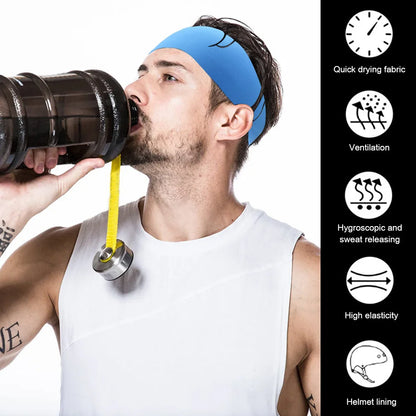 Elastic Sports Fitness Sweatband Headband