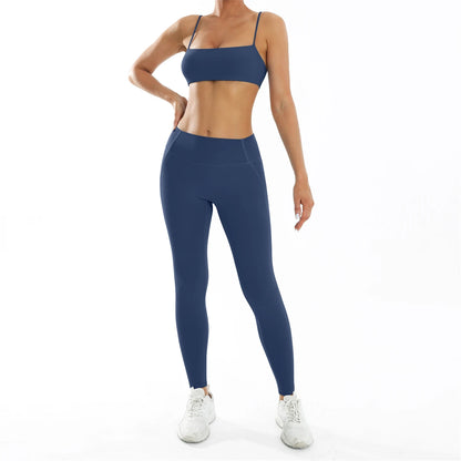3PCS Women’s Yoga Set – Sports Bra, Leggings & Gym Outfit