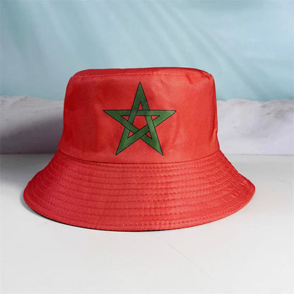 Reversible National Flag Bucket Hat