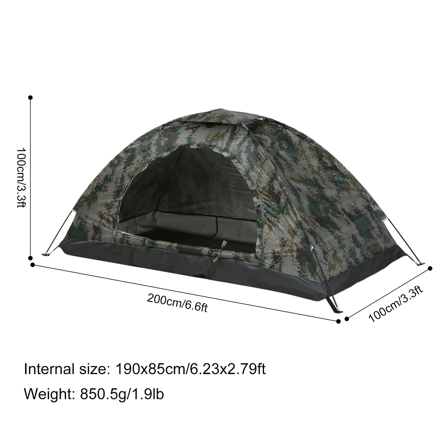 2 Person Ultralight Camping Tent