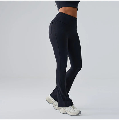 Women’s Flared Yoga Pants – High-Waist Bell-Bottom Leggings