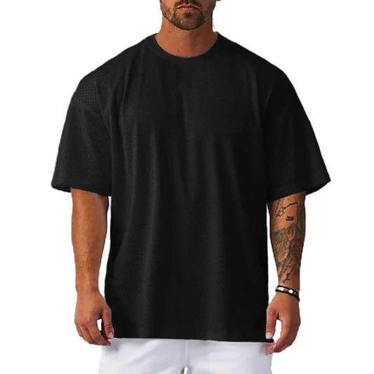 Men’s Oversized Mesh Gym T-Shirt