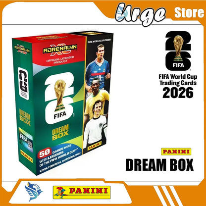 Panini 2026 FIFA World Cup Adrenalyn XL Dream Box – Official Football Star Trading Card Collection