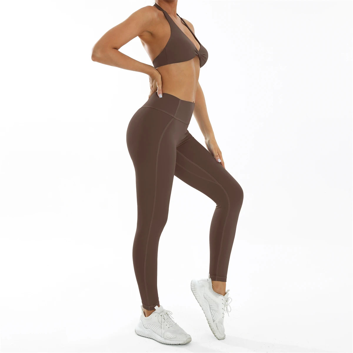 3PCS Women’s Yoga Set – Sports Bra, Leggings & Gym Outfit