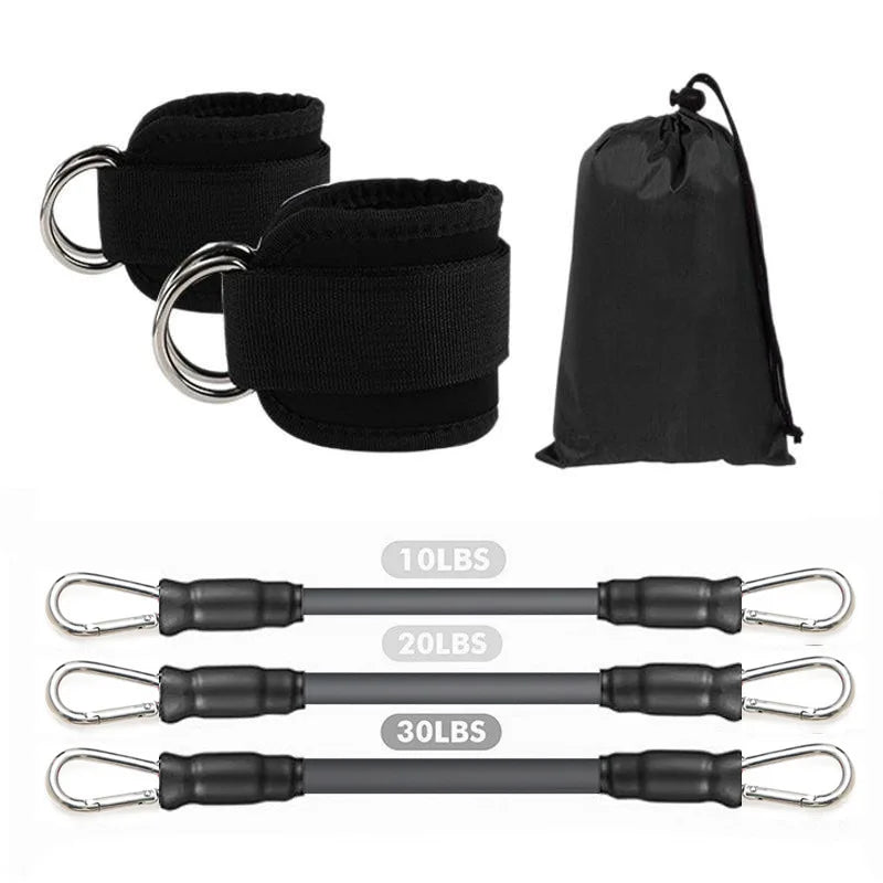 Ankle Straps Resistance Bands Set for Fitness & Yoga