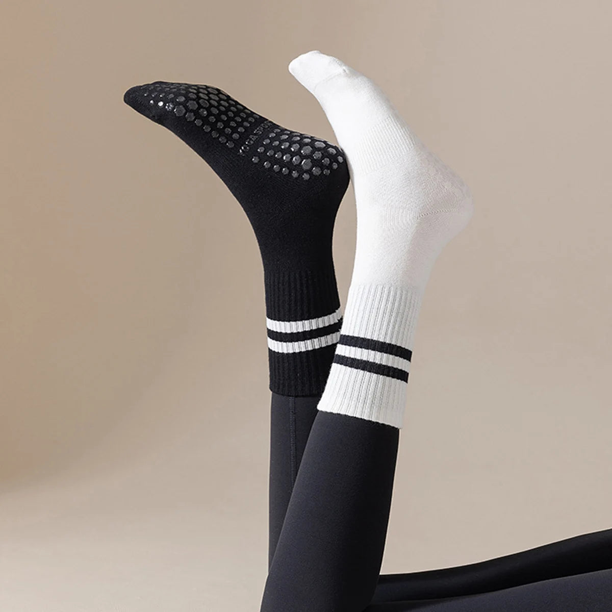 4 Pairs Non-Slip Pilates & Yoga Socks for Women