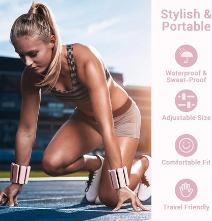 Silicone wrist weights for running and workouts
