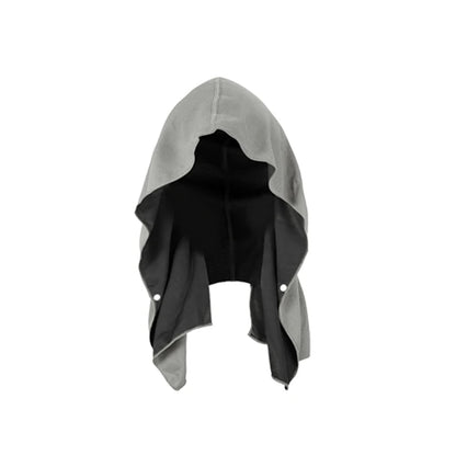 Cooling hooded towel with instant evaporative technology for sports and fitness