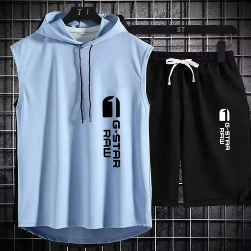 Summer Sports Tracksuit Two-Piece Set