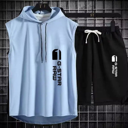 Summer Sports Tracksuit Two-Piece Set
