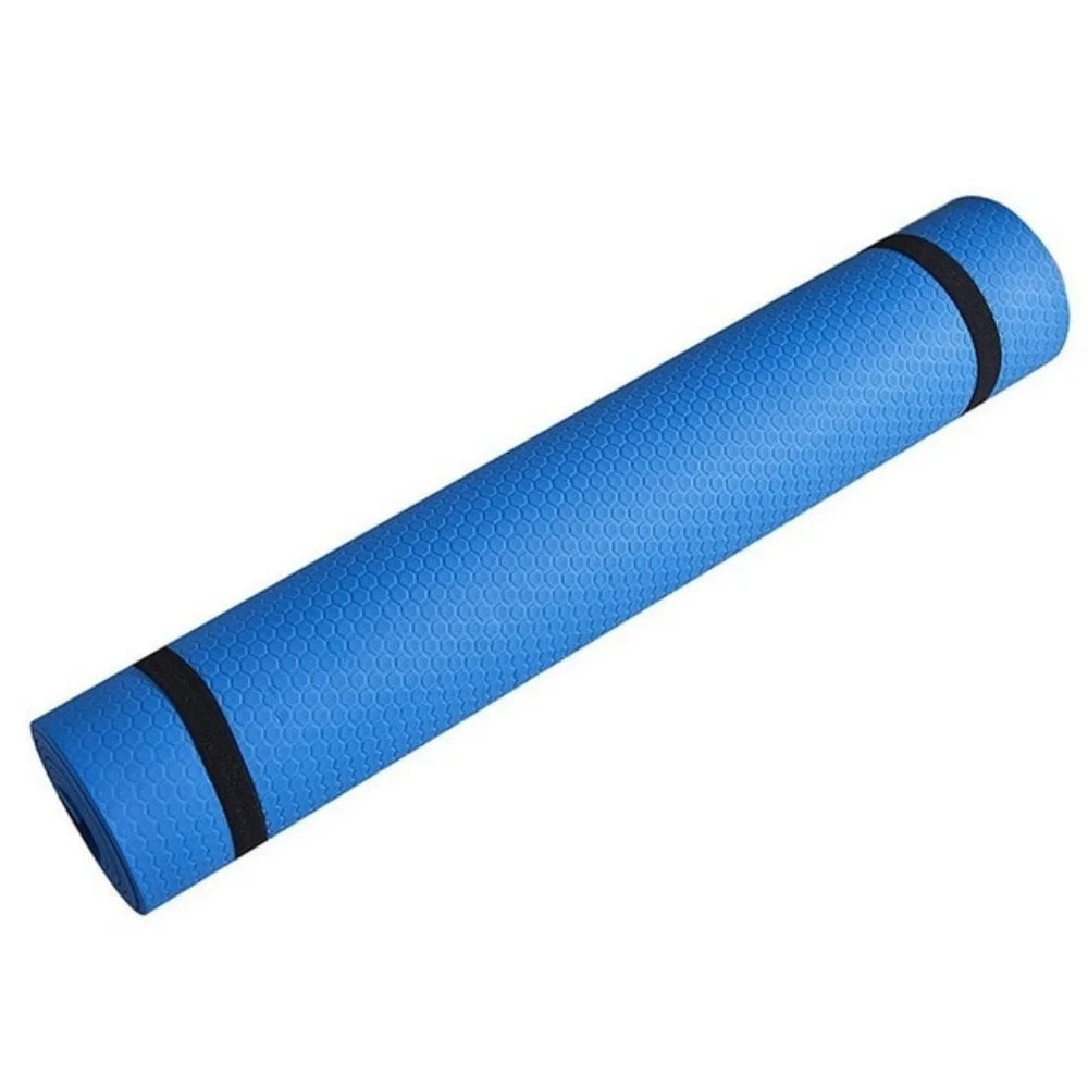 Thick anti-skid yoga mat for exercise, pilates, and home workouts