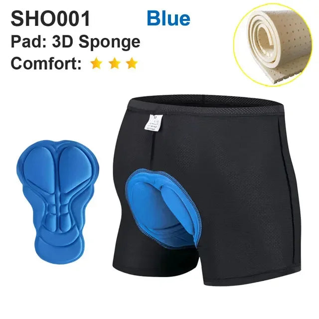 NEWBOLER cycling underwear with 5D gel pad for shockproof comfort