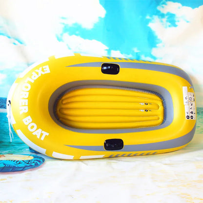 Compact 2-Person Inflatable Fishing Boat