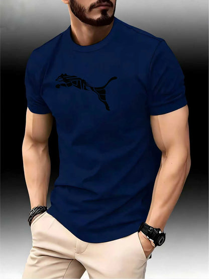 Luxury Fox Leopard Print T-Shirt