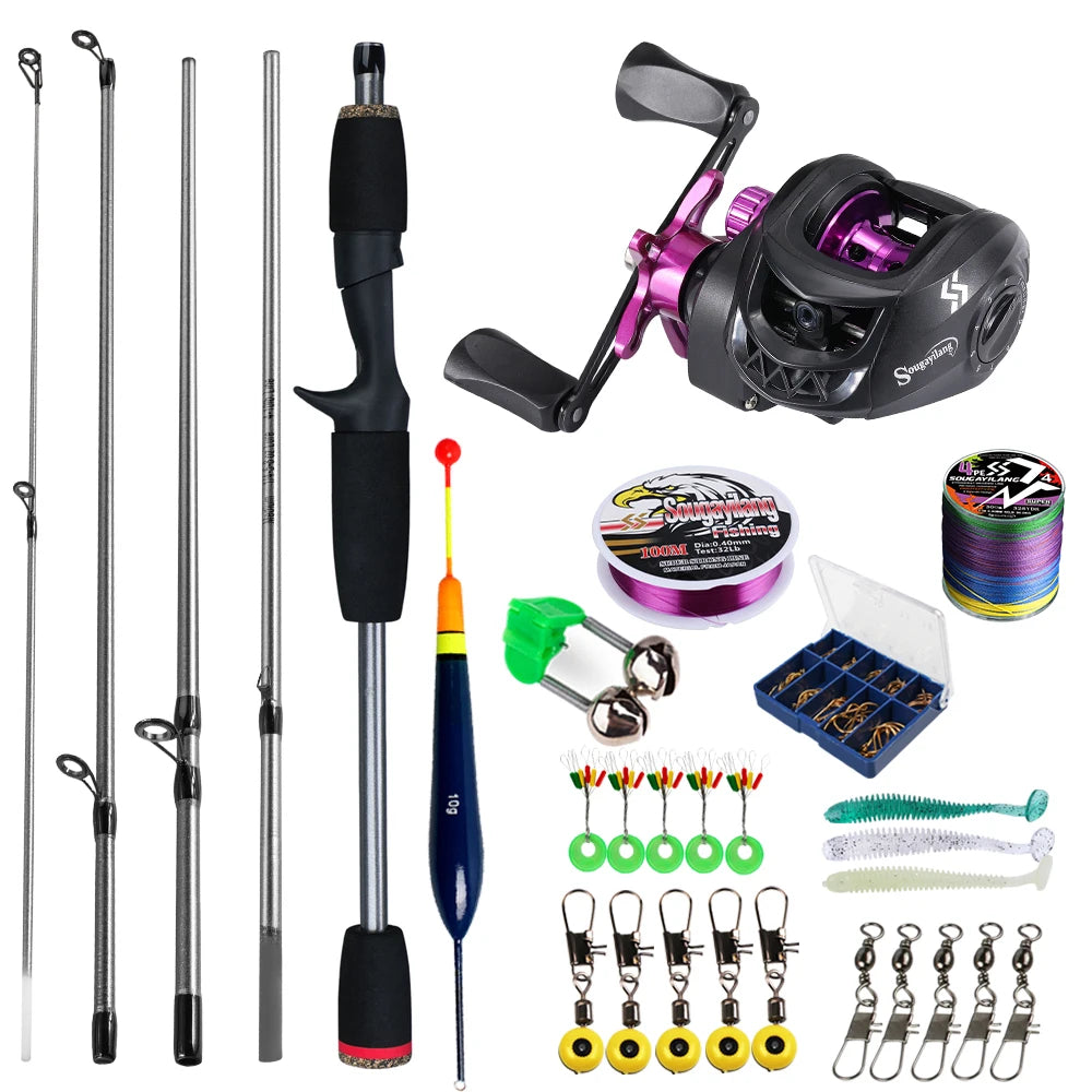 Baitcasting Rod and Reel Combo