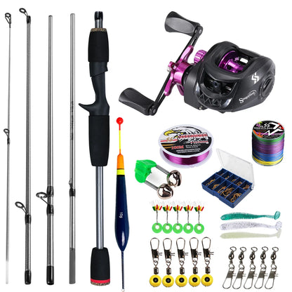 Baitcasting Rod and Reel Combo