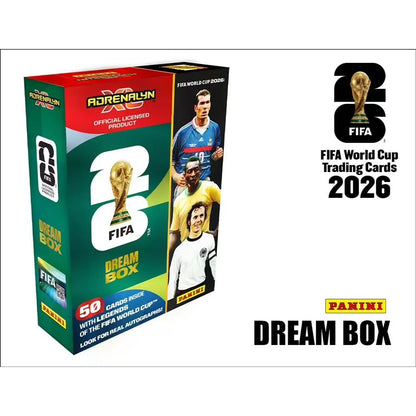 Panini 2026 FIFA World Cup Adrenalyn XL Dream Box – Official Football Star Trading Card Collection
