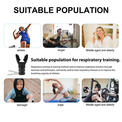Adjustable Lung Exerciser for Capacity & Strength