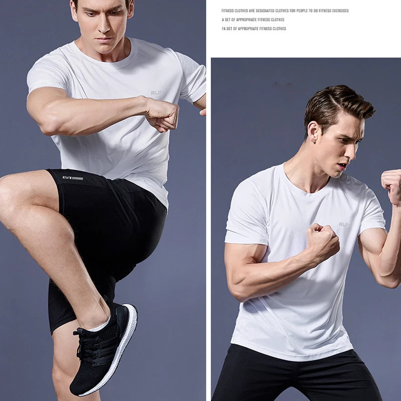 Sport Gym t Shirt Men Quick Dry