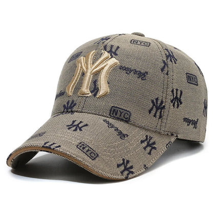 MY Letter Embroidered Baseball Cap