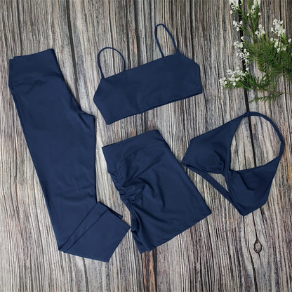 3PCS Women’s Yoga Set – Sports Bra, Leggings & Gym Outfit