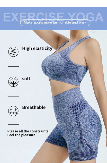 Women Sports Push Up Bra Fitness Yoga