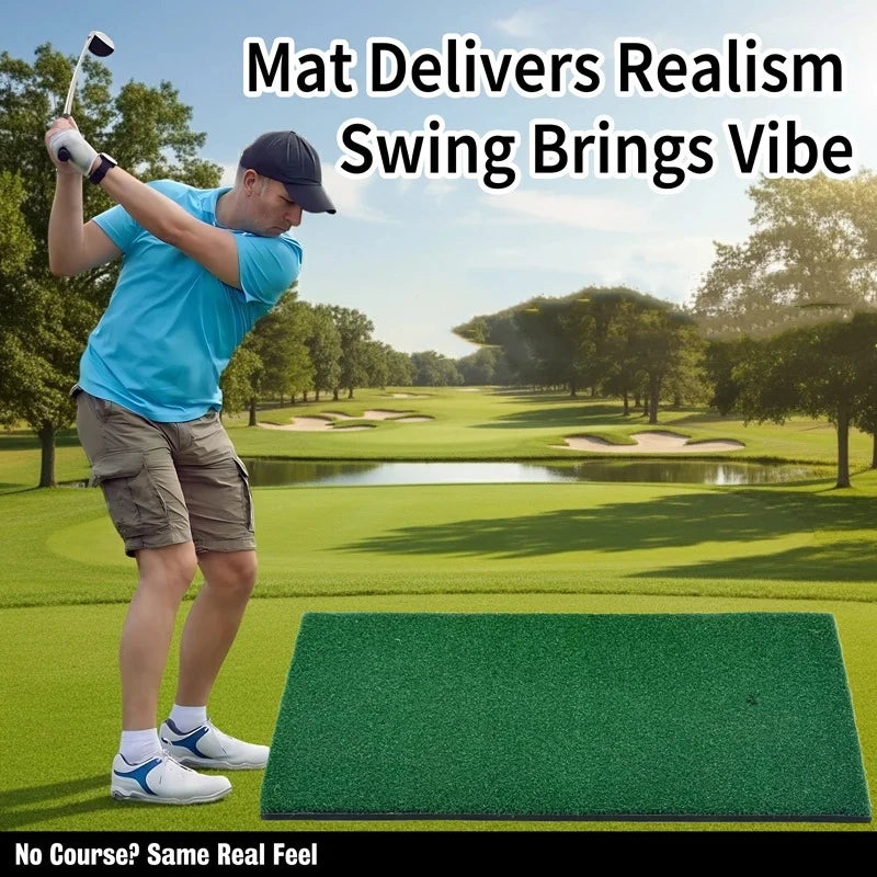Golf Swing Practice Hitting Mat