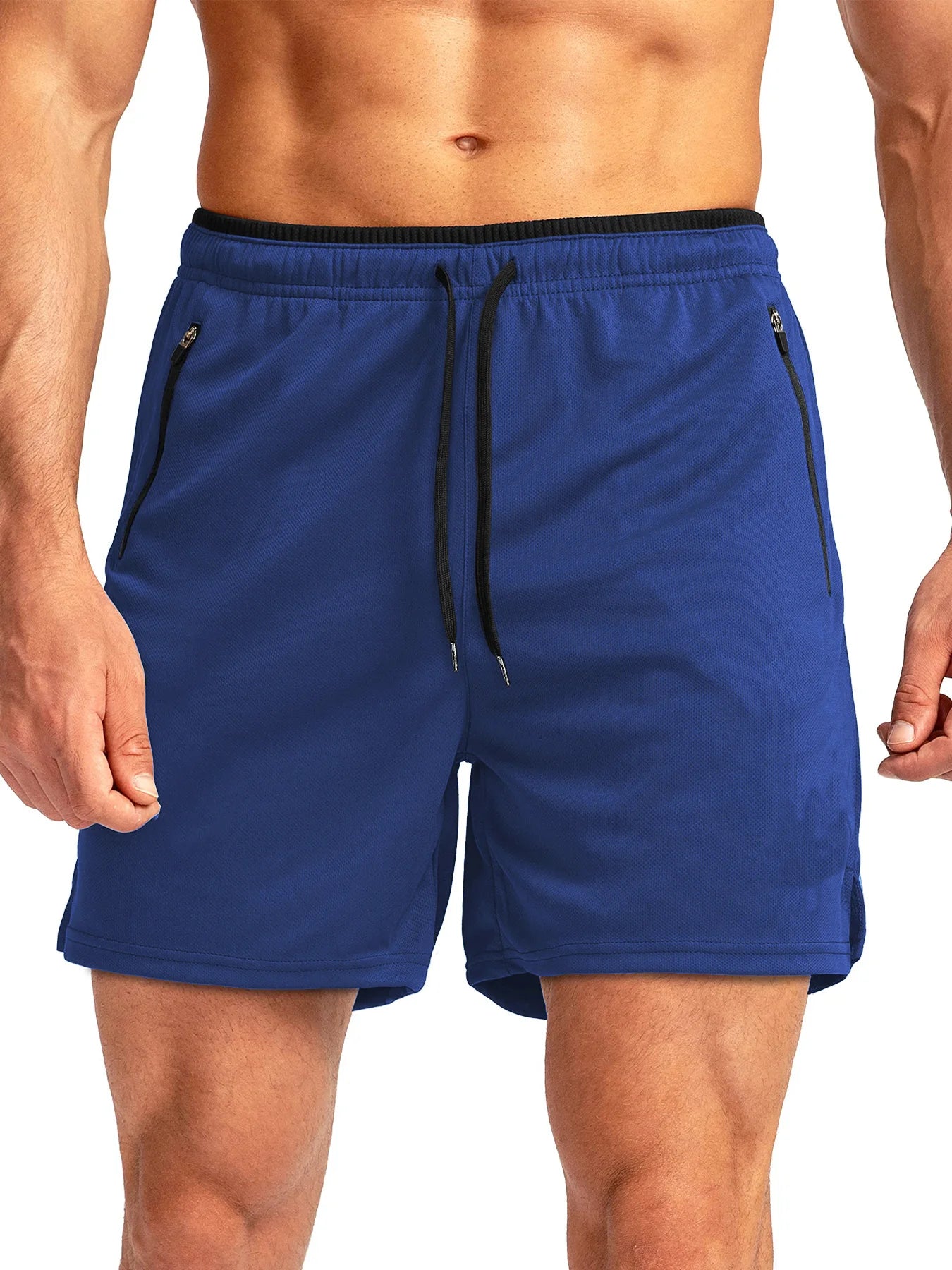 Quick-Dry Athletic Shorts with Pockets