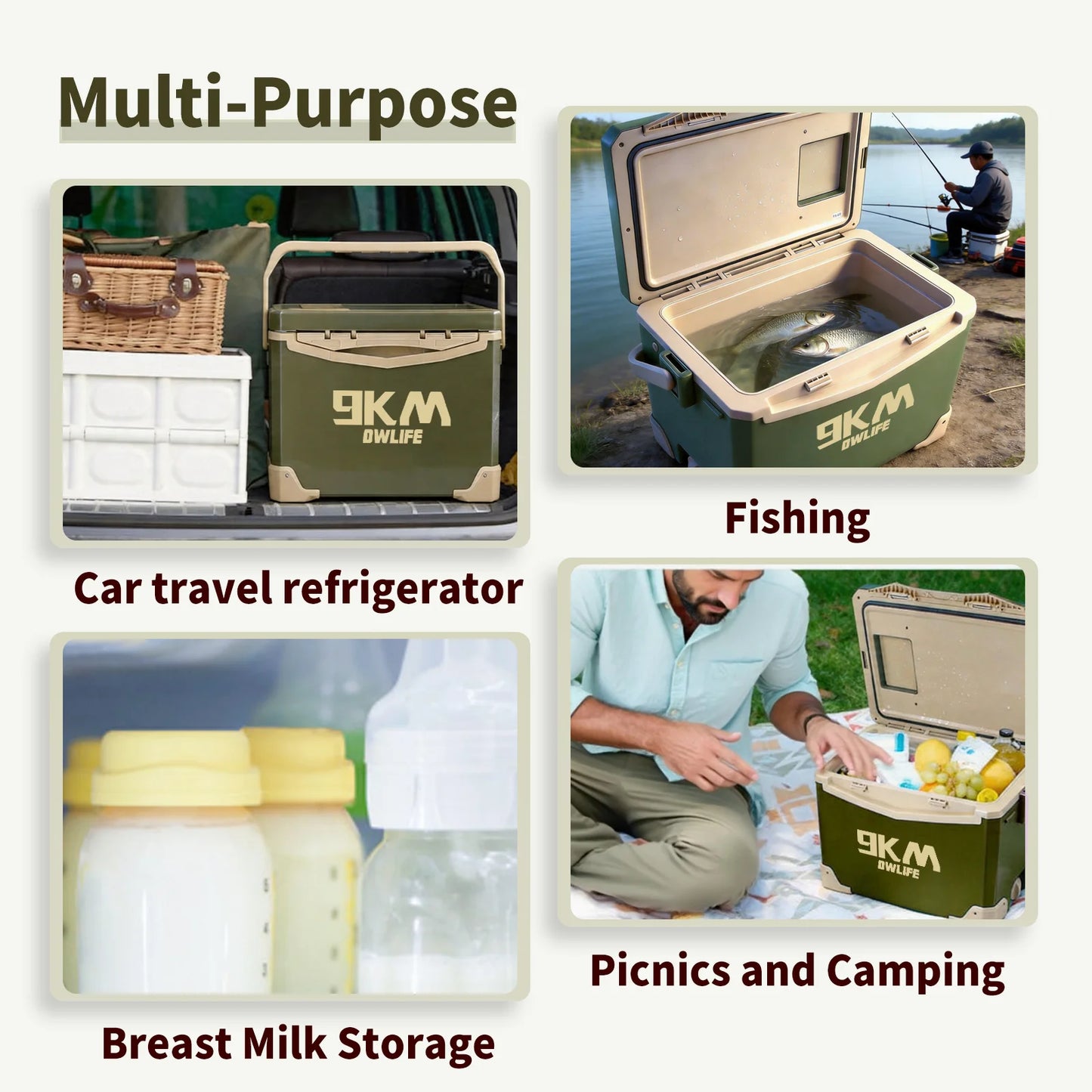 Insulated Fishing Cooler Ice Box