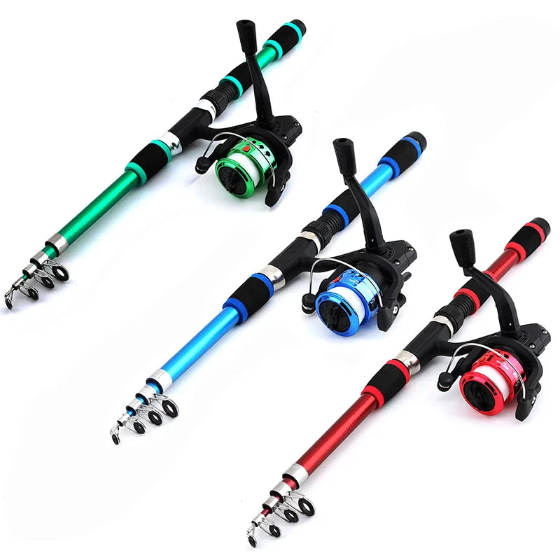 Complete Telescopic Fishing Rod Kit