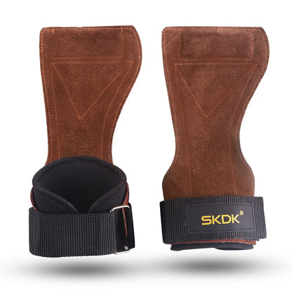 Cowhide Weightlifting Gym Grips