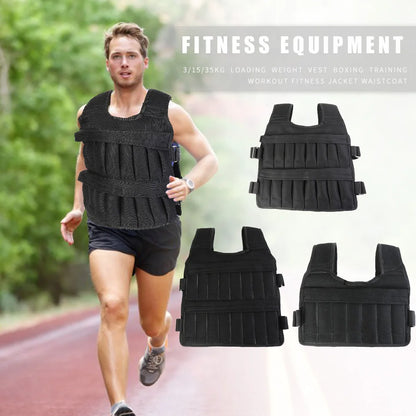 Adjustable Weight Training Vest for Running & Workout 3/15/35kg