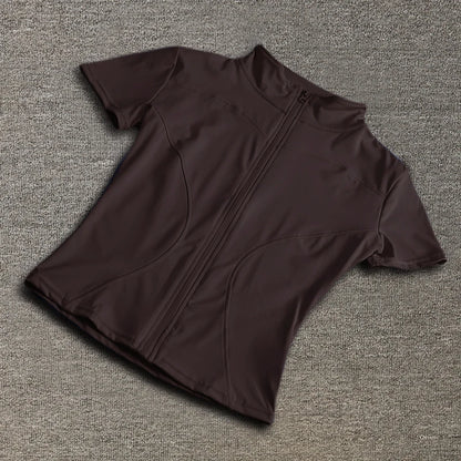 Women’s Slim Fit Quick-Dry Full Zip Yoga & Running Top