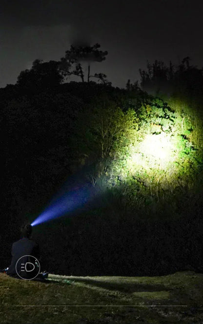 Powerful waterproof LED headlamp 250LM for camping, hiking, and emergencies