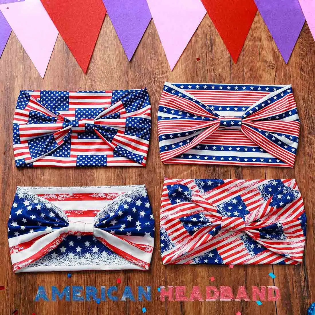 Patriotic American Flag Headband