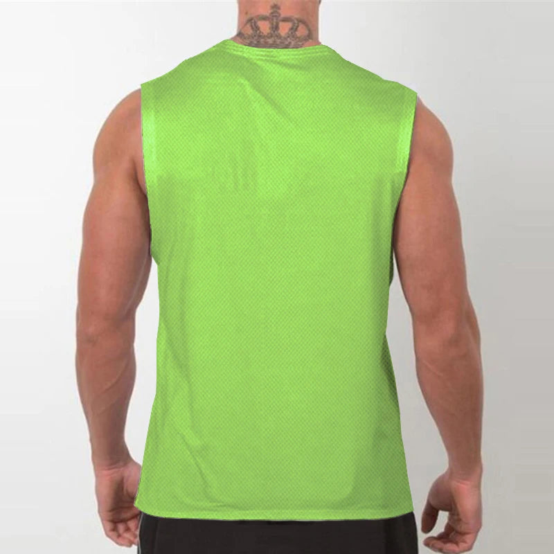 Men’s Sleeveless  Bodybuilding Tank Top