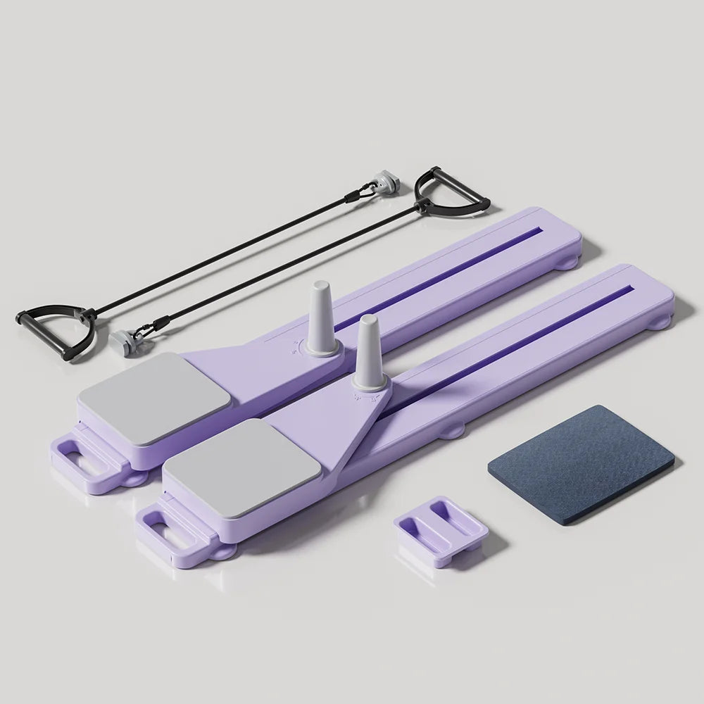 2-in-1 Abs & Ski Board Portable Core & Leg Trainer for Home Gym