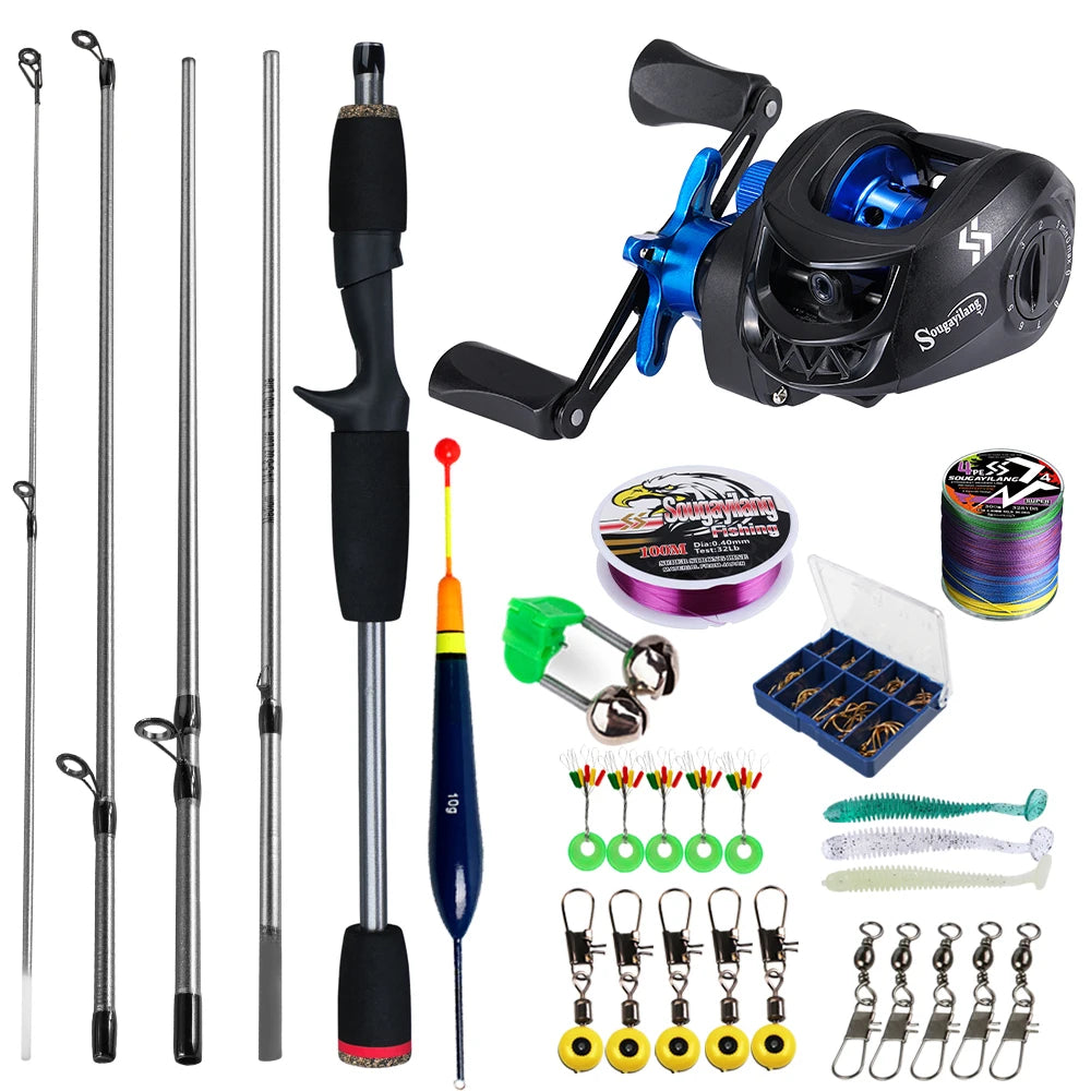 Baitcasting Rod and Reel Combo