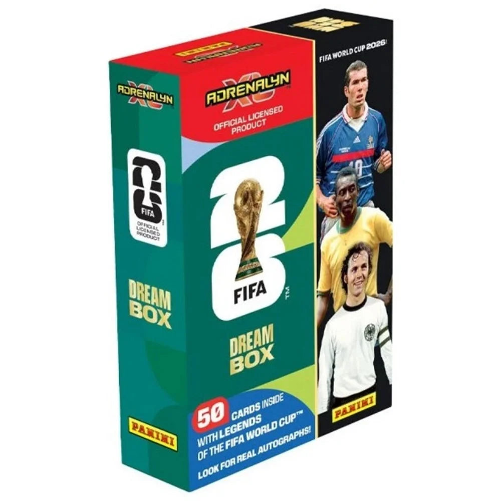 Panini 2026 FIFA World Cup Adrenalyn XL Dream Box – Official Football Star Trading Card Collection