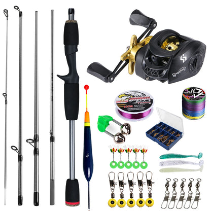 Baitcasting Rod and Reel Combo