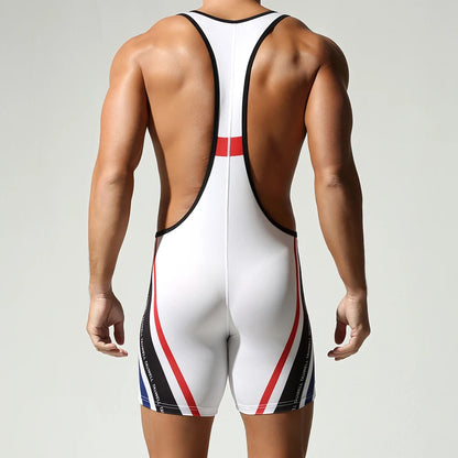 Elastic Compression Fitness Bodysuit