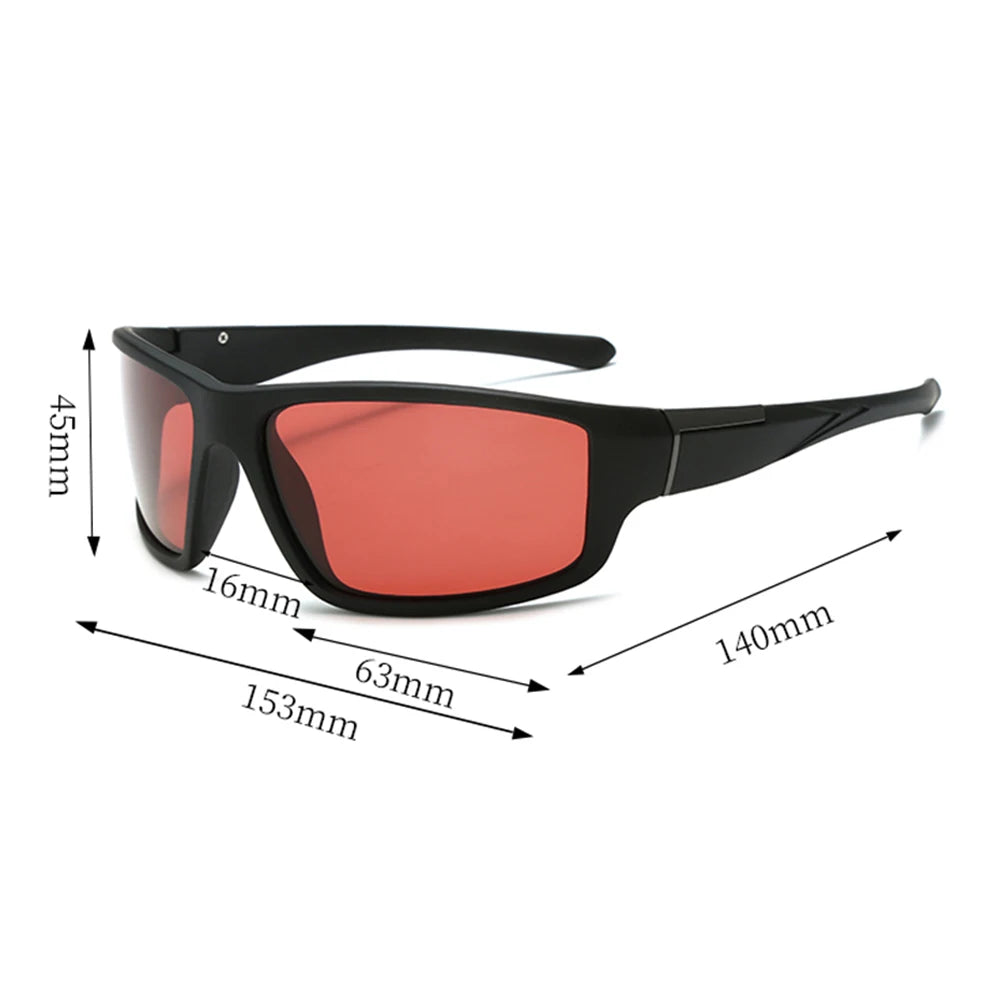 Red Polarized TAC Fishing Goggles
