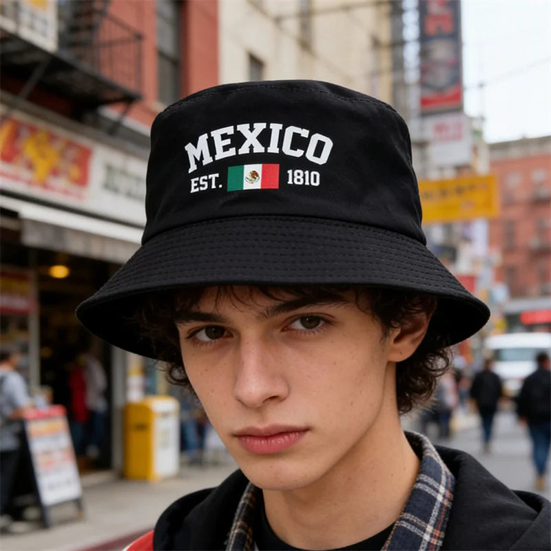 Reversible National Flag Bucket Hat