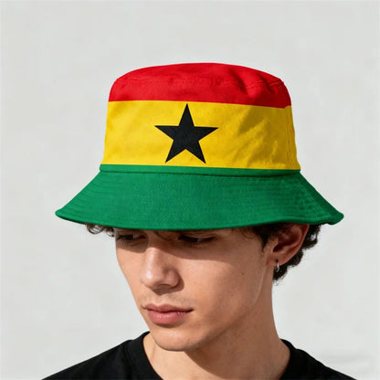 Reversible National Flag Bucket Hat