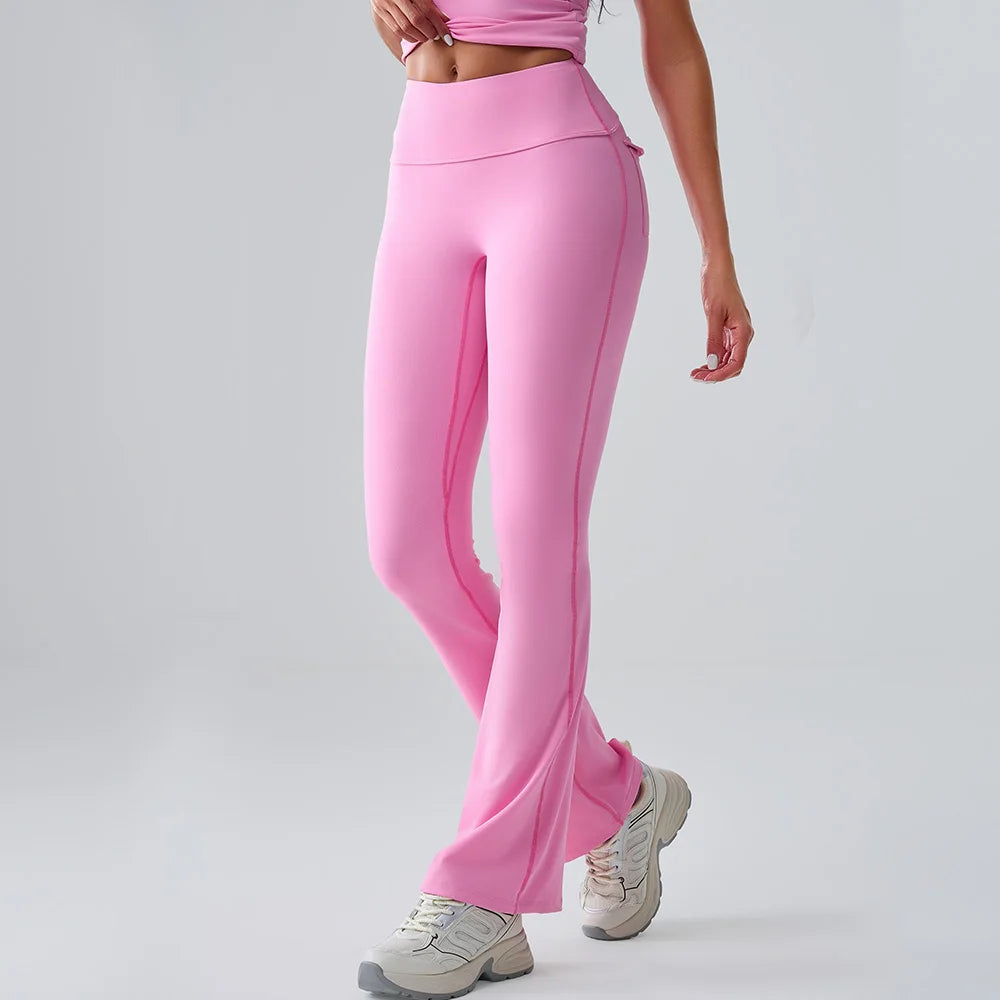Women’s Flared Yoga Pants – High-Waist Bell-Bottom Leggings