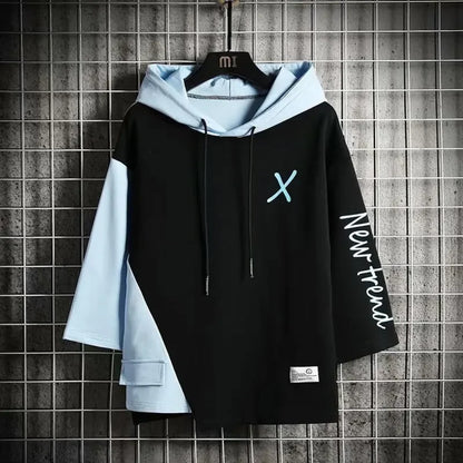 Men’s Harajuku Short Sleeve Hoodie
