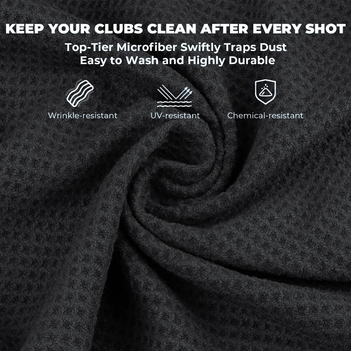 Premium Microfiber Golf Towel Waffle